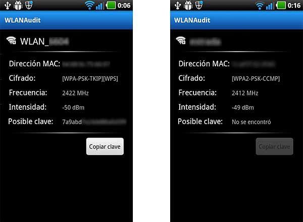 Advertencia sobre descifrar claves wifi wpa desde Android y sin root