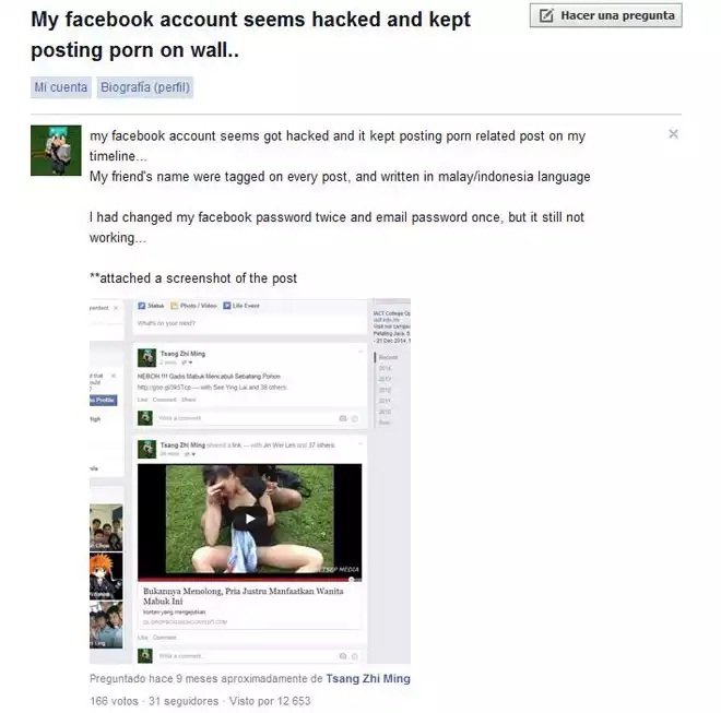 El Vídeo Porno De Facebook Un Virus Que Secuestra Tu Ordenador