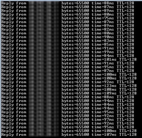 ping flooding