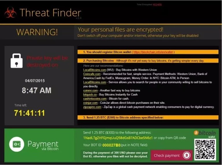 Threat Finder, un nuevo malware distribuido gracias al exploit Angler
