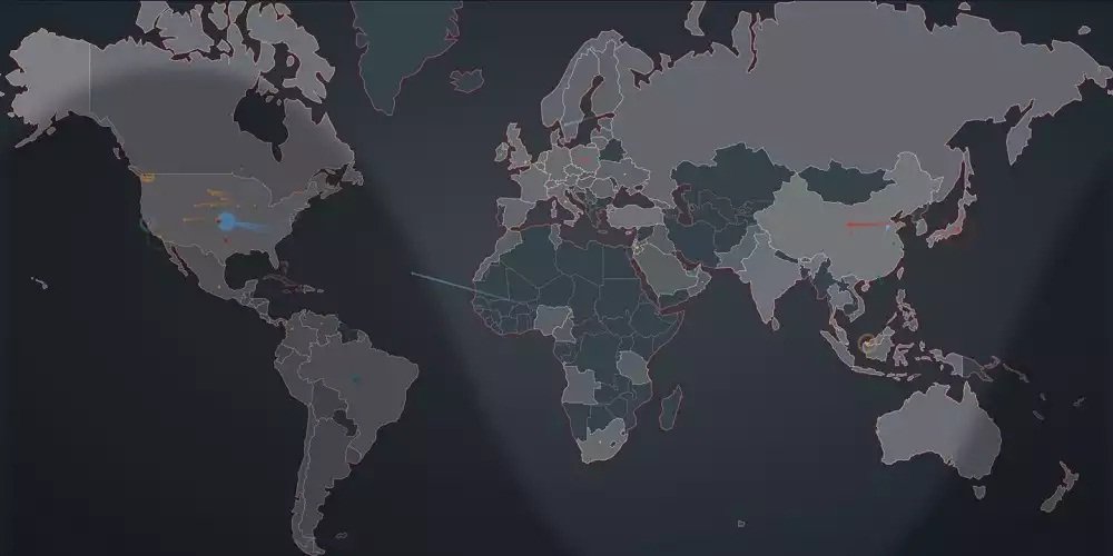Fortinet Threat Map y otras herramientas para ver ciberataques en tiempo real