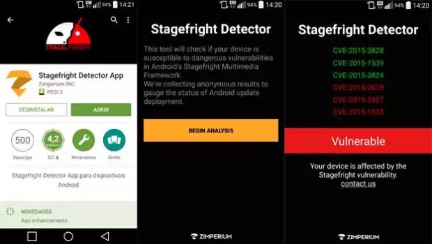 Zimperium lanza una app para decirnos si somos vulnerables a “Stagefright”