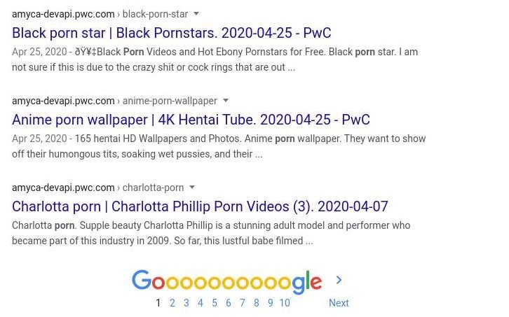 Black Adult Sex Chat - PwC subdomains are hosting porn and sex chat rooms