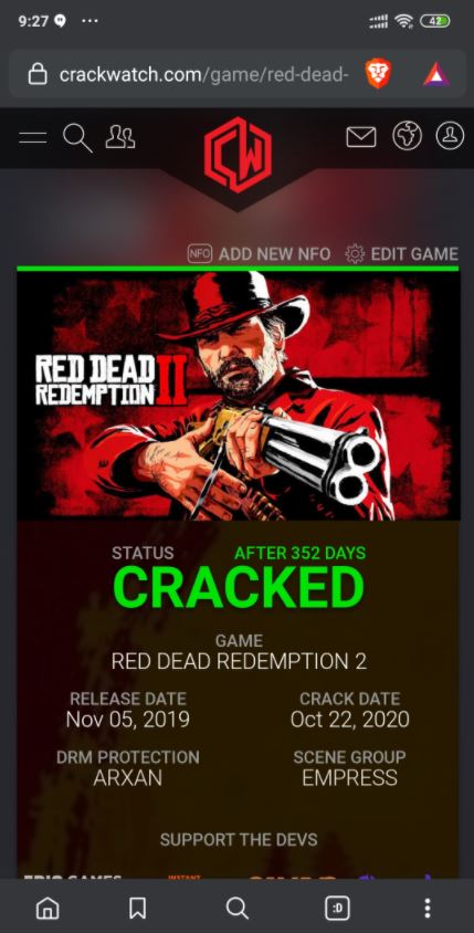 Begrænse Sømil Mus Red Dead Redemption 2 was finally cracked. Torrents available in forums