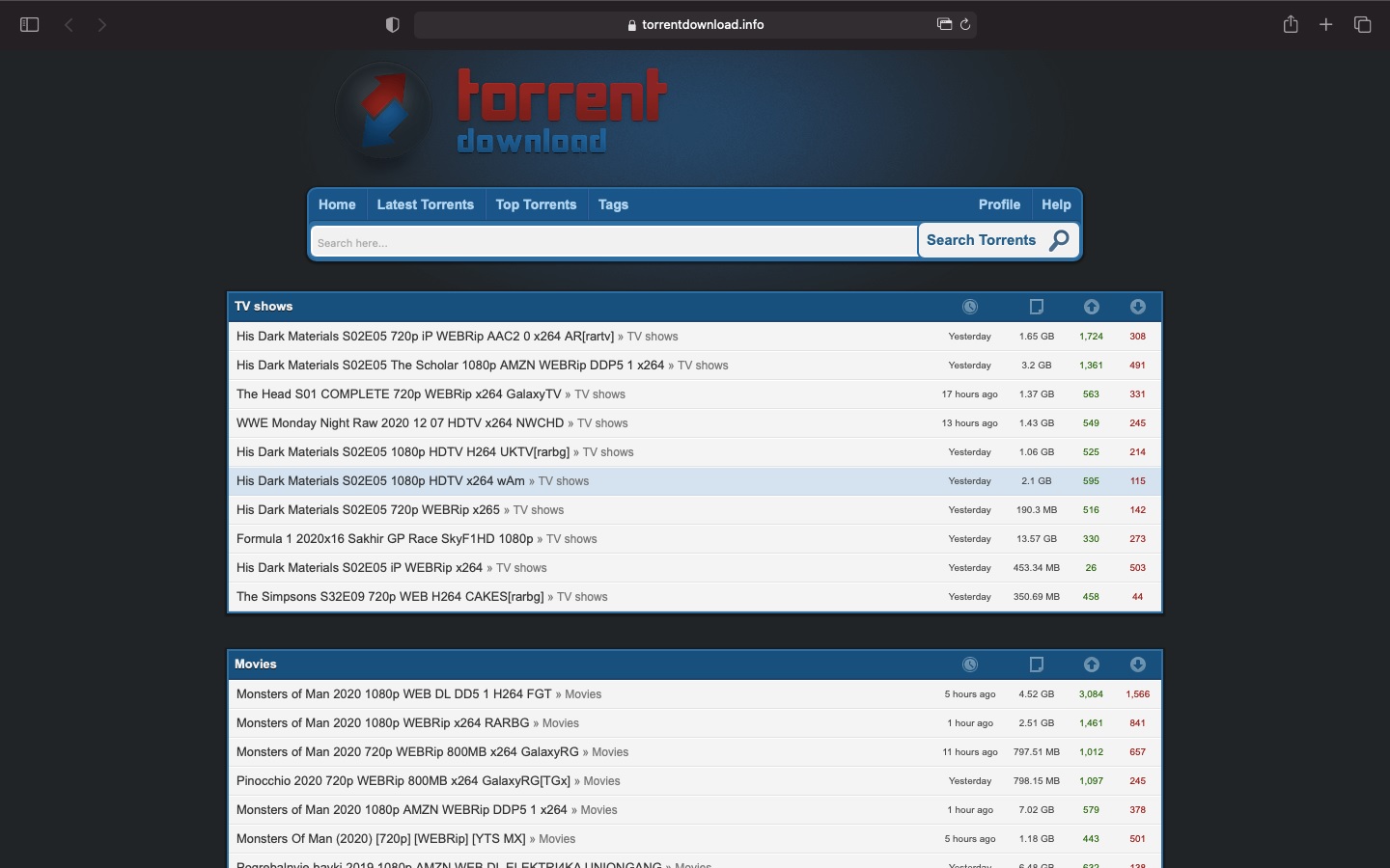 torrents free download