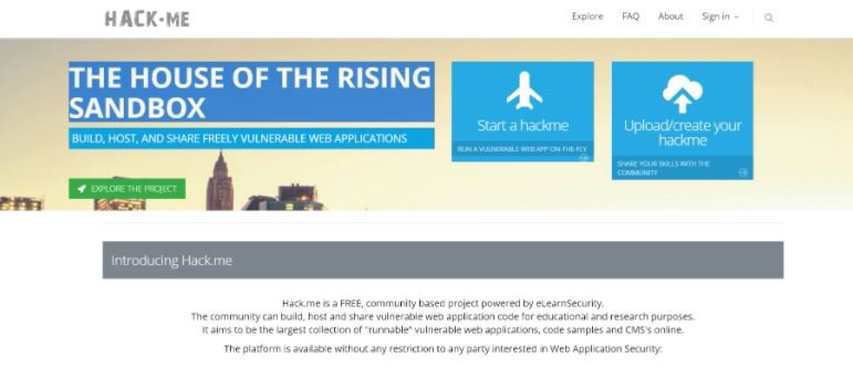 practice hacking sites