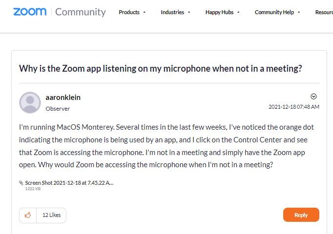 why-is-the-zoom-app-on-apple-devices-listening-to-your-microphone-when